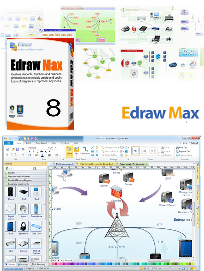 phần mềm edraw max 8.4 full crack