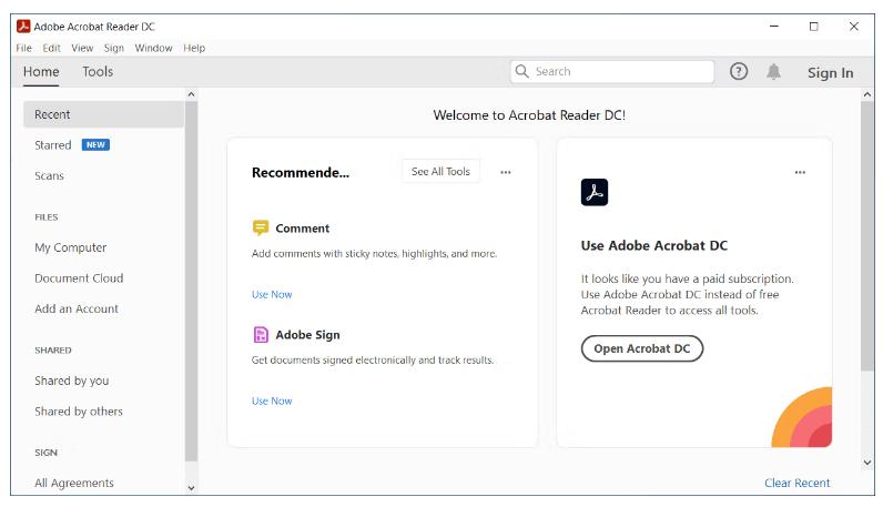 Adobe Acrobat Reader DC 2025.001 อ่านไฟล์ PDF