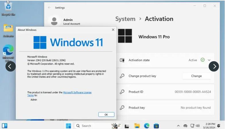 แฟซไดร์ฟ ลง Windows 11 Pro 25H2.26200.8037 (No TPM)+Office 2024 Pro Plus 2026 ส่งฟรี