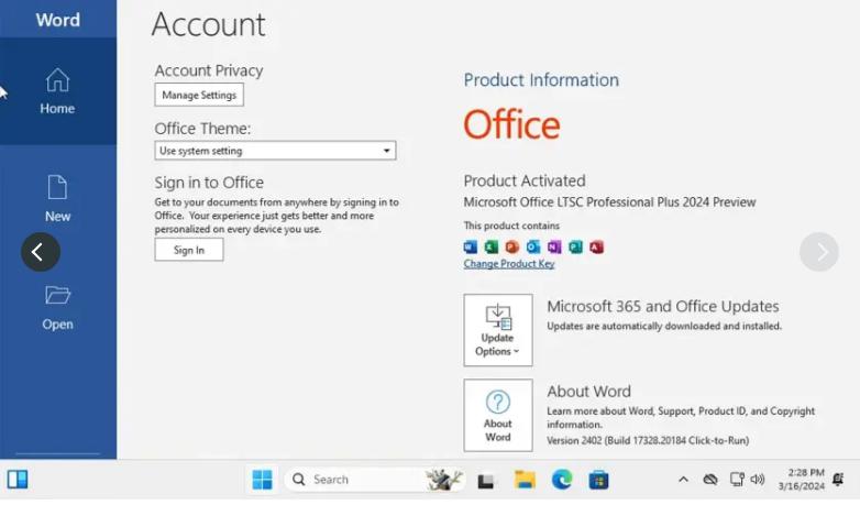 แฟซไดร์ฟ ลง Windows 11 Pro 25H2.26200.8037 (No TPM)+Office 2024 Pro Plus 2026 ส่งฟรี