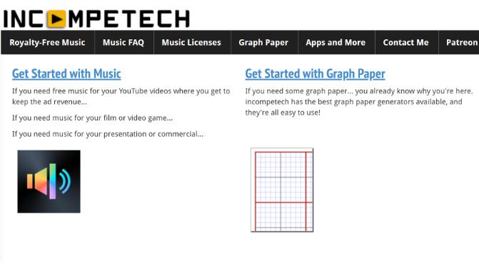 Incompetech (คลังดนตรีประกอบภาพยนตร์แจกฟรีสายขาว สเปซเสียงทรงพลัง คลีนปลอดภัย 100%)