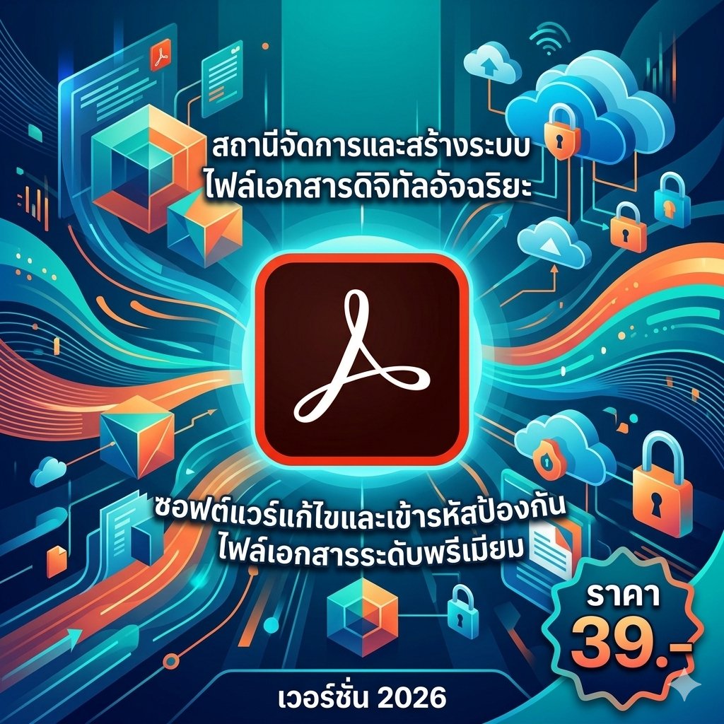 สถานีจัดการและสร้างระบบไฟล์เอกสารดิจิทัลอัจฉริยะ ซอฟต์แวร์แก้ไขและเข้ารหัสป้องกันไฟล์เอกสารระดับพรีเมียม