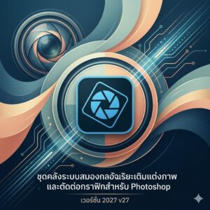 โปรแกรมตัดต่อปรับแต่งภาพถ่ายอัจฉริยะแบบเร่งด่วนสำหรับผู้เริ่มต้นและครีเอเตอร์ รุ่นปี 2027 เวอร์ชัน 27