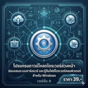 โปรแกรมดาวน์โหลดไดรเวอร์ล่วงหน้า ซ่อมแซมระบบฮาร์ดแวร์ และกู้คืนไฟล์ไดรเวอร์คอมพิวเตอร์ สำหรับ Windows