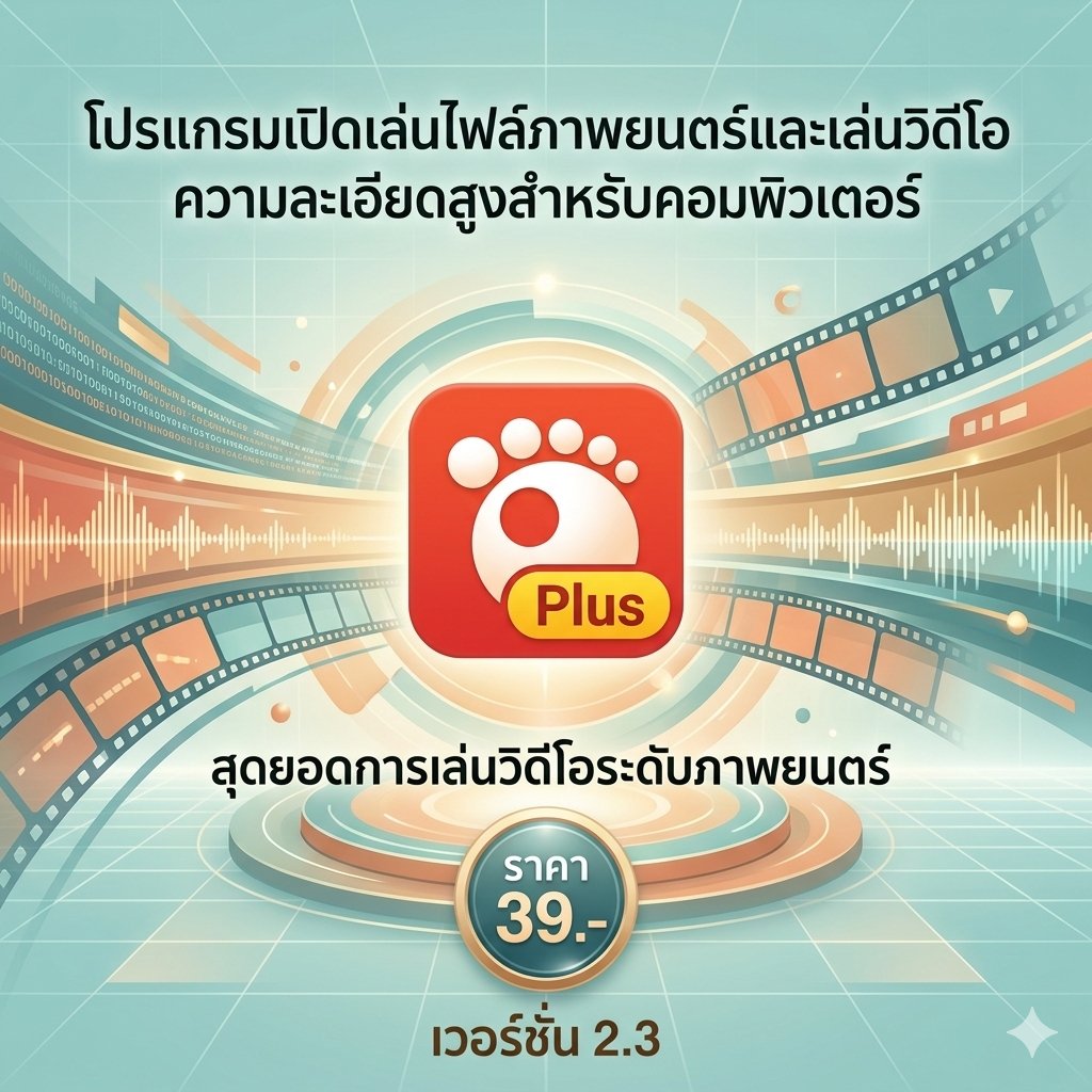 โปรแกรมเปิดเล่นไฟล์ภาพยนตร์และเล่นวิดีโอความละเอียดสูงสำหรับคอมพิวเตอร์ เวอร์ชัน 2.3