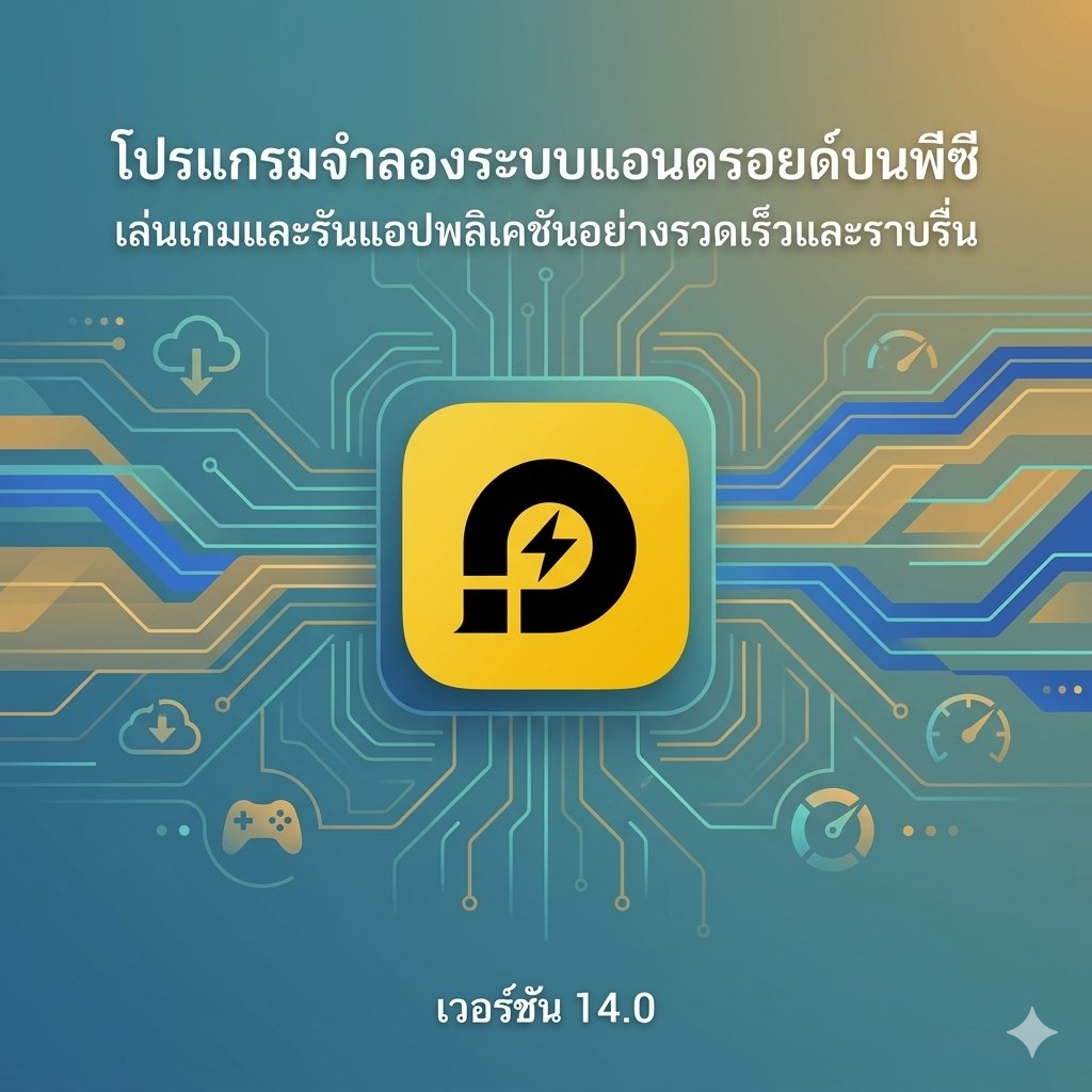 โปรแกรมจำลองระบบแอนดรอยด์ความเร็วสูงสำหรับรันเกมและแอปมือถือเกรดพรีเมียม รุ่นซีรีส์ 9