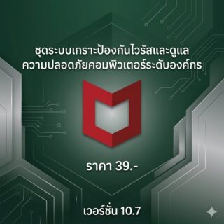 ชุดระบบเกราะป้องกันไวรัสและดูแลความปลอดภัยคอมพิวเตอร์ระดับองค์กร เวอร์ชัน 10.7