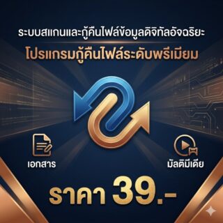 ระบบสแกนและกู้คืนไฟล์ข้อมูลดิจิทัลอัจฉริยะ โปรแกรมกู้คืนไฟล์เอกสารและมัลติมีเดียที่สูญหายระดับพรีเมียม