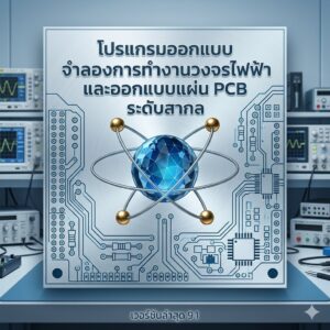 โปรแกรมออกแบบ จำลองการทำงานวงจรไฟฟ้า และออกแบบแผ่น PCB ระดับสากล เวอร์ชันล่าสุด 9.1