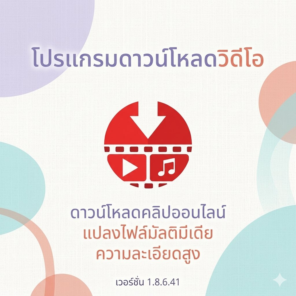 (MacOS) โปรแกรมดาวน์โหลดวิดีโอ คลิปออนไลน์ และแปลงไฟล์มัลติมีเดียความละเอียดสูง เวอร์ชัน 1.8.6.41