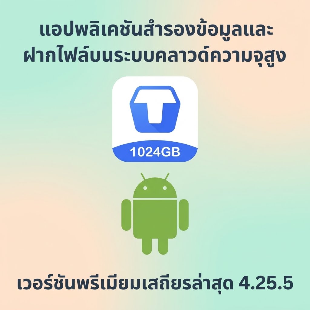 (Android) Terabox - Cloud Storage Space 4.25.5 แอปพลิเคชันสำรองข้อมูลและฝากไฟล์บนระบบคลาวด์ความจุสูง เวอร์ชันพรีเมียมเสถียรล่าสุด