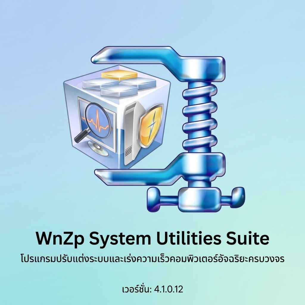 WnZp System Utilities Suite 4.1.0.12 โปรแกรมปรับแต่งระบบและเร่งความเร็วคอมพิวเตอร์อัจฉริยะครบวงจร