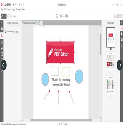 Icrm PDF Edtr Pro 3.34 โปรแกรมแก้ไขหน้ากระดาษและปรับแต่งไฟล์เอกสาร PDF ฉบับหน้าตาใช้ง่าย - Image 2